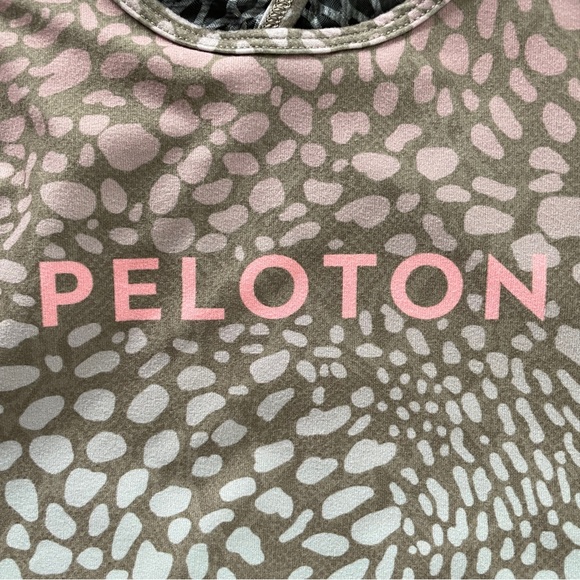 PELOTON WEAR IT TO HEART HIGH NECK LEOPARD SPORTS BRA!! - Picture 5 of 13